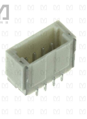 1734709-4【CONN HEADER SMD R/A 4POS 1MM】
