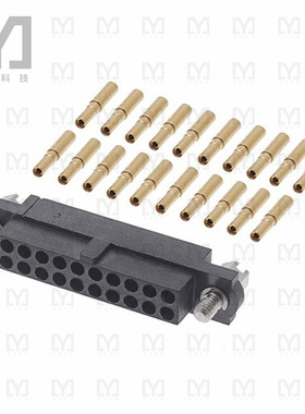 M80-4602005【CONN RCPT 20POS CRIMP 22AWG GOLD】