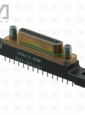 MDM-31PBSP【CONN MICRO-D PLUG 31POS PNL MNT】