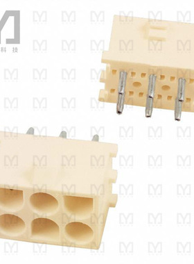 641969-1【CONN HEADER VERT 6POS 6.35MM】