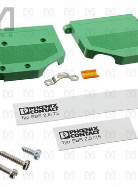 1837382【CONN TERM BLK CABLE HSG GRN 9POS】