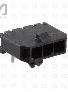 0436500302【CONN HEADER R/A 3POS 3MM】