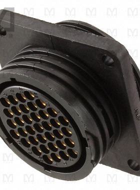 207890-1【CONN RCPT FMALE 37POS GOLD SLDR】