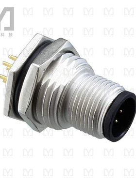 M12A-08PMMP-SF8002【M12 PANEL PCB CONN】