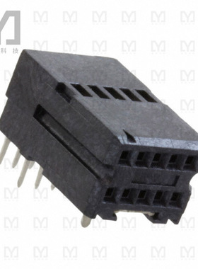 5-103911-1【CONN RCPT 10P 0.05 GOLD PCB R/A】