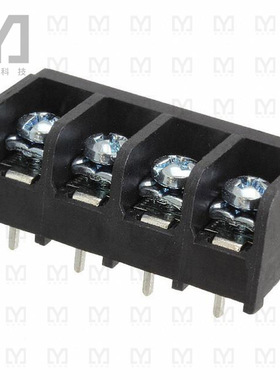 6DBL-04-006【CONN BARRIER STRIP 4CIRC 0.375'】