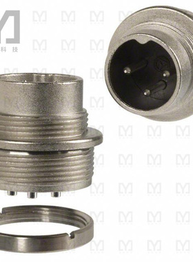 C091 31W003 100 2【CONN RCPT MALE DIN 3POS SOLDER】