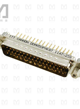 DDMN-50P-N-K87【CONN D-SUB PLUG 50P PNL MNT SLDR】