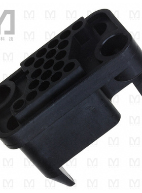 208210-2【CONN RCPT HSG DRAWER 19POS BLK】