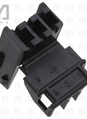 142681【CONN RCPT HSG 0.197 3POS BLACK】