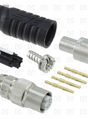 1-2823446-2【CONN RCPT FMALE 4POS GOLD CRIMP】