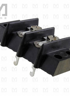 2-142-Y【CONN BARRIER STRIP 2CIRC 0.563'】