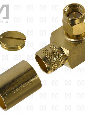 132299【CONN SMA PLUG R/A 50 OHM SOLDER】