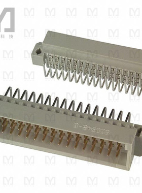 650478-5【CONN DIN PLUG 48POS PCB RA GOLD】