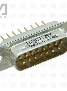 163A11129X【CONN D-SUB PLUG 15POS STR SOLDER】