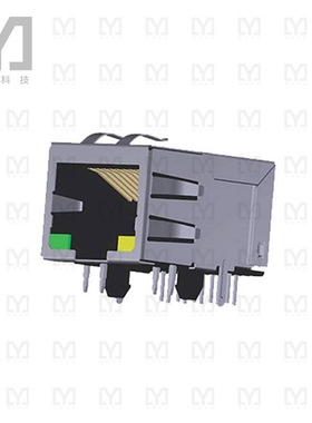 ARJM11A1-502-JJ-EW2【CONN MAGJACK 1PORT 1000 BASE-T】