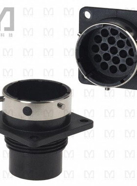 UTG01619P【CONN RCPT HSNG MALE 19POS PNL MT】