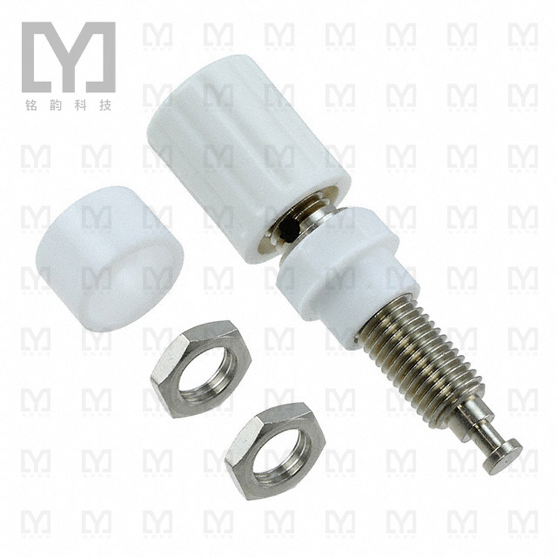 CT2232-9【CONN BIND POST KNURLED WHITE】