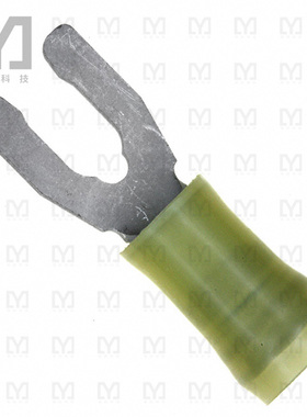 52431-1【CONN SPADE TERM 10-12AWG #8 YEL】