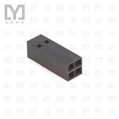104482-1【CONN HOUSING 4POS .100 DUAL ROW】