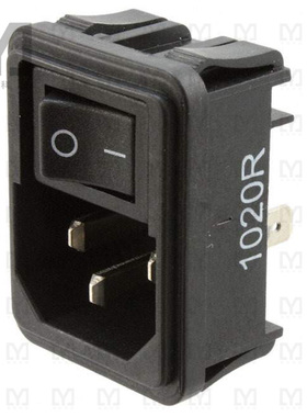 1-1609112-1【PWR ENT MOD RCPT IEC320-C14 PNL】