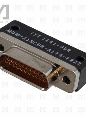 MDM-21SCBR-A174-F222【CONN MICRO-D RCPT 21POS R/A SLDR】