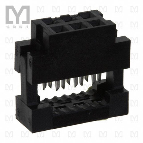 89947-706LF【CONN RCPT 6POS IDC 28AWG GOLD】