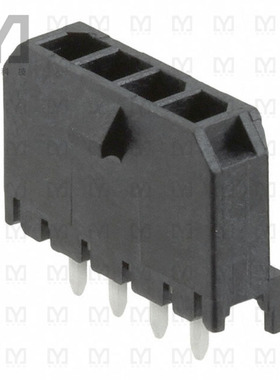 0436500428【CONN HEADER VERT 4POS 3MM】