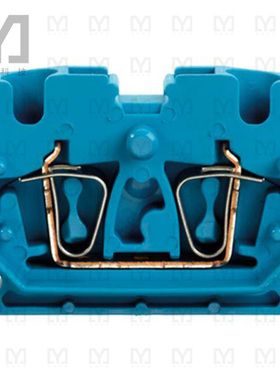 1704360000【TERM BLK MIDDLE 2POS 5.1MM BLUE】