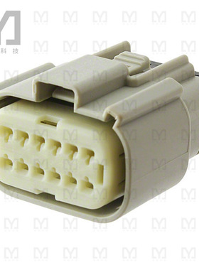 0334721202【CONN RCPT 12POS DUAL LTGRAY】