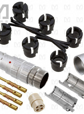 JBXFD2G04MCSDSR【CONN PLUG MALE 4POS GOLD CRIMP】