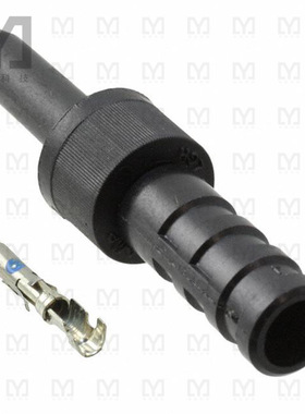 5-861610-2【CONN LGH PLUG 1POS CYL STR】