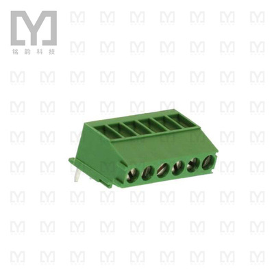 284414-6【TERM BLK 6P TOP ENTRY 3.5MM PCB】