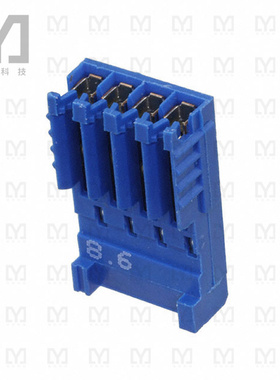 281786-4【CONN PLUG 4POS IDC 26-28AWG TIN】