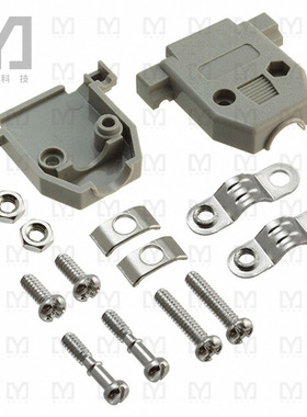 8630CH15UNCLF【CONN BACKSHELL 15POS 180DEG GRAY】