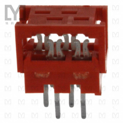 215570-4【CONN DIP HDR IDC 4POS 28AWG PCB】