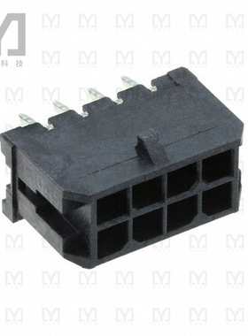 0430450812【CONN HEADER VERT 8POS 3MM】