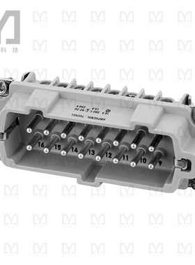 C146 10A016 102 1【INSERT MALE 16POS+1GND SCREW】