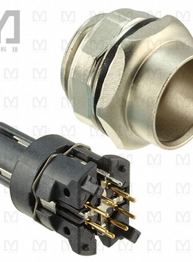 21033812804【CONN RCPT FMALE 8POS SOLDER】