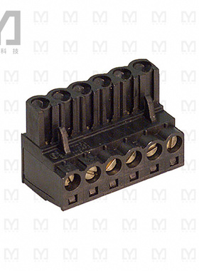 1596090000【TERM BLOCK PLUG 6POS STR 5MM】