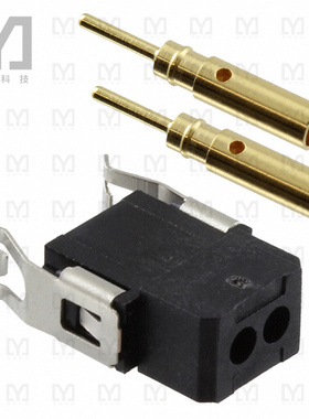 M80-8090205【CONN PLUG 2POS CRIMP 22AWG GOLD】