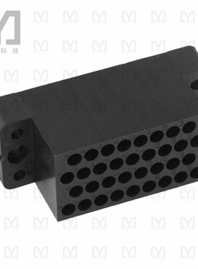 213801-1【CONN 34POS BLACK PNL MNT】