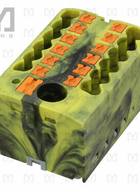 3273372【DISTRIBUTION BLOCK BLACK/YELLOW】