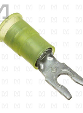 94880【CONN SPADE TERM 10-12AWG #6 YEL】
