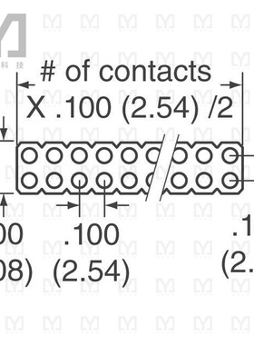 813-22-012-30-006101【CONN SPRING CONT 12 POS .276 SMD】