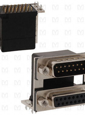 178-015-413R571【CONN D-SUB PLUG/RCPT 15POS R/A】