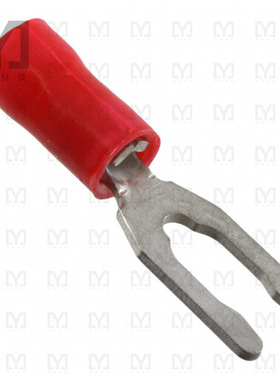 8-52453-1【CONN SPADE TERM 16-22AWG #6 RED】