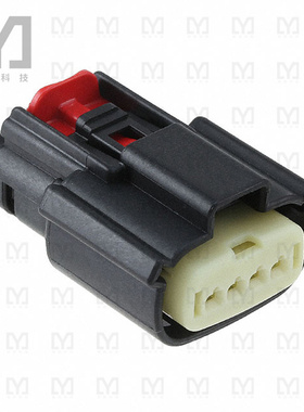 0334710406【CONN RCPT 4POS BLACK】