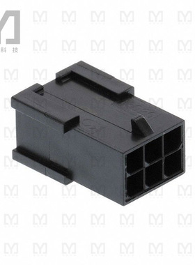 0430200601【CONN PLUG 6POS 3MM VERT DUAL】