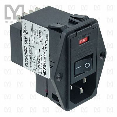 1-6609929-0【PWR ENT MOD RCPT IEC320-C14 PNL】